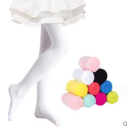 Couleur bonbon bébé filles collants coton filles mignonnes collants de danse bas conception enfants enfants bébé collants extensibles collants