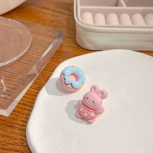 Candy Color Kawaii Rabbit Bear Ice Ice Cream Boucles d'oreilles de fruits colorés