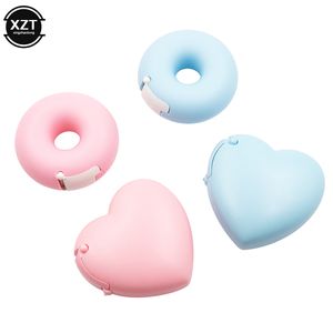 Candy Color Masking Ruban Cutter Design of Love Heart / Donut Shape Washi Tape Cutter Office Ruban Dispensver School Supply