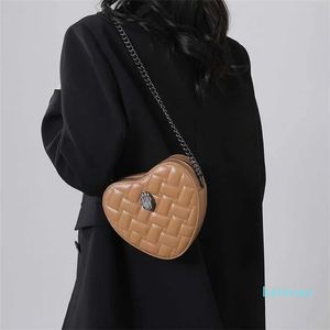 Sacs à bandoulière de couleur bonbon Sac de coeur de concepteur Femmes Zipper Love Purse Sacs à main Vintage Chian Cuir Soirée Sac à bandoulière Sac à main