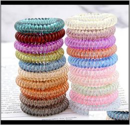 Candy Color Téléphone Tire Cord Tiettes Girls Kids Elastic Band Ring Women Brope Bracelet Stretchy Scrunchy 7JGIQ Bands en caoutchouc HDB3K4038298