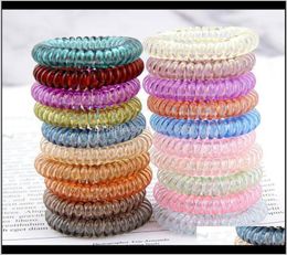 Candy Color Téléphone Cord Cordon Tie Girls Kids Elastic Band Ring Women Brope Bracelet Stretchy Scrunchy 7JGIQ Bandes de caoutchouc HDB3K4222761