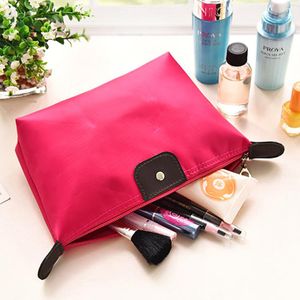 Sac de maquillage de voyage couleur bonbon, sac décontracté pour femmes, sac à cosmétiques, pochette, sac à main bijoux 100 pièces