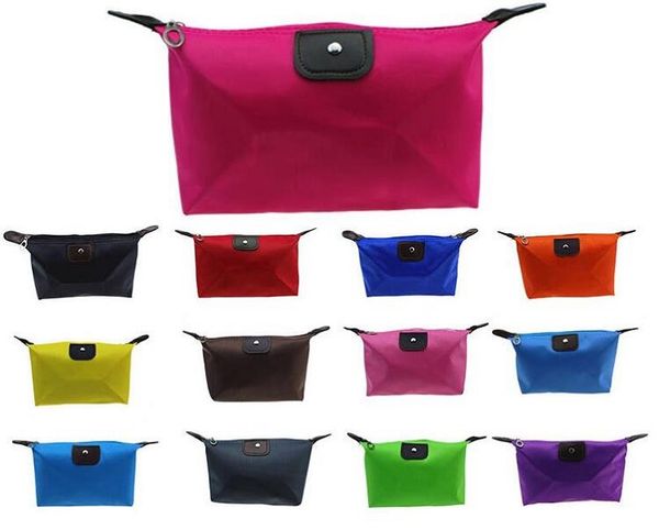 Bolsas de maquillaje de color caramelo para mujer, bolso de viaje para cosméticos, bolso de mano, colgante, joyería, monedero informal
