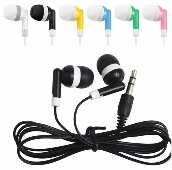 Auriculares Candy Universal 3,5 MM Jack auriculares desechables auriculares manos libres para iphone samsung teléfono android mp3