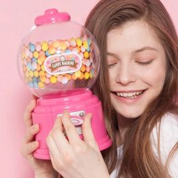 Candy Machine Piggy Bank Coin Sorter Money Box Pink Original Candy Dispenser Childrens Birthday Cadeaux Party Decoration Gift 240429