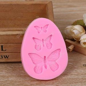 Snoep Schimmel Slicone Butterfly Fondant Mold Chocolate Soap Making Tool Cake Decoratie Mousse Bakken DHW03