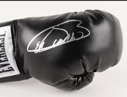 Canelo Alvarez ADRIEN BRONER Mike Materials Firmado Autógrafo firmado Guantes de boxeo automáticos autografiados