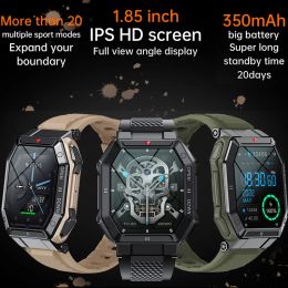 Canmixs Smart Watch Men K55 Bluetooth Smartwatch for Men Health Monitor Waterproof Watch para Android iOS personalizado Dial