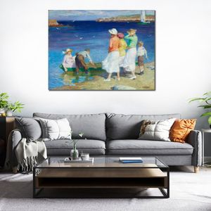 Canvas Art Going for a Sailing Edward Henry Potthast Painting Handmade Impressionist Landscapes Artwork Hoge kwaliteit