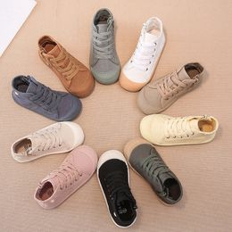 Canvas baby kinderen schoenen rennen zwart grijze kleur baby jongens meisjes peuter sneakers kinderen schoenen voetbescherming casual schoenen u5jm#