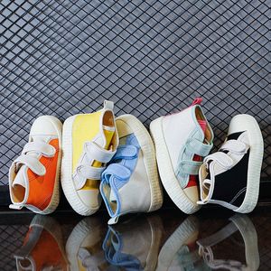 Canvas Baby Kids Chaussures Running Blanc Blanc Rose Couleur Boys Boys Boys Toddler Sneakers Enfants Chaussures décontractées Foot Protection 08Sy #