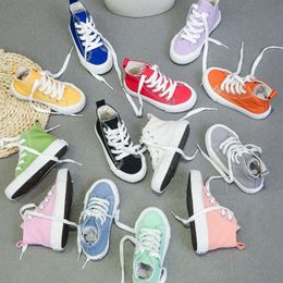 Canvas baby kinderschoenen roze zwart paars kleur baby jongens meisjes peuter sneakers kinderschoenen voetbescherming waterdichte vrijetijdsschoenen b70B #