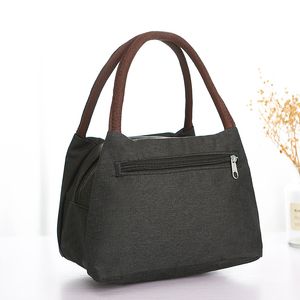 Canvas tas vrouwen 2024 Nieuwe tas stoffen tas lunchbox draagtas pendelen naar werk kleine stoffen tas bento tas kleine handtas b7