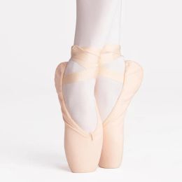 Canvas ballet pointe schoenen meisjes dames dames professionele balletschoenen met siliconen teen pads