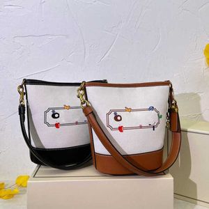 Canvas Emmer Tassen COABAG Letter Kwaliteit Cross Body Tote Bag Vrouwen Designer Tas Luxe Portefeuilles Kaarthouder Kaarten Munten Schoudertassen Purse Hangbag