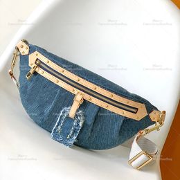 Toile Bumbag Taille Sacs Designer Denim Fanny Pack 10A Miroir qualité Luxe Sac À Bandoulière Designer Femme Avec Boîte L311