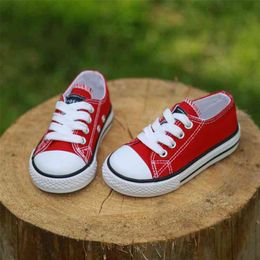 Zapatos para niños de lona Deporte Transpirable Niños Zapatillas de deporte Marca Zapatos para niños para niñas Jeans Denim Casual Niño Zapatos de lona planos 210329