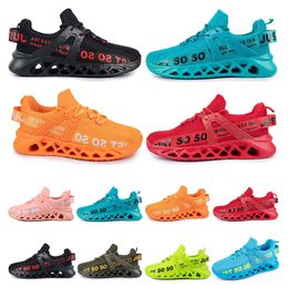 Toile Fashion Gai Chaussures Taille respirante Femme Big Breathable Buule Bule Green Casual Homme Trainers Sports Sneakers A34 611 WO 7992078