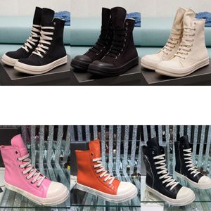 Canvas hoge schoenen herenschoenen dikke bodem paar schoenen casual dames dunne band board schoenen designer laarzen met doos maat 35-45