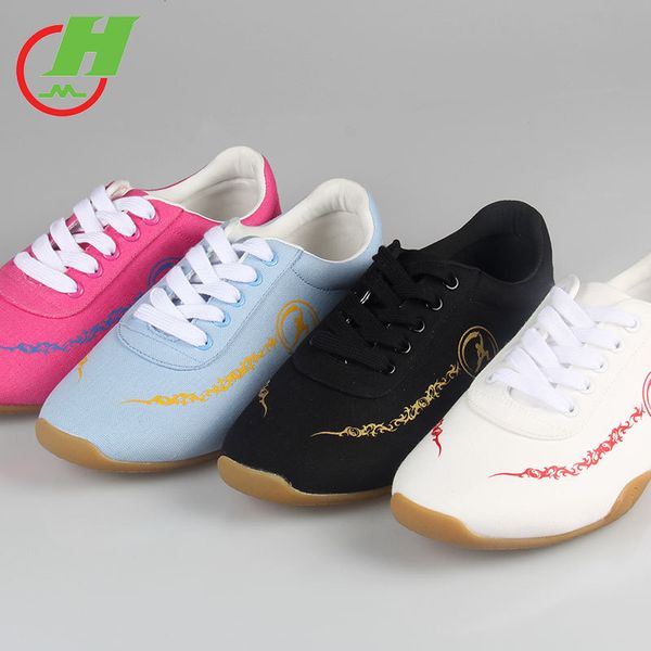 Canvas Men Unisexe Tai Chi Arts martiaux Kungfu Shoes Chinese Style Casual Workout Exercice Wushu Taewondo Karate Shoes