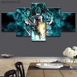 Canvas Schilderij Muur Decor 5 Stuks Anime Poster Muur Kunst voor Thuis Decoraties Kunstwerk L230704