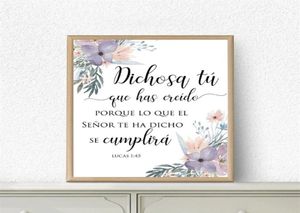 Pintura en lienzo, carteles e impresiones de pared, cita de proverbios de la Biblia en inglés, imágenes artísticas de pared HD para sala de estar, comedor, restaurante el Hom5714943