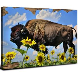 Canvas print foto creatieve beer muur kunst schilderij daisy bed ingelijst en uitgerekte poster home decor kunstwerk