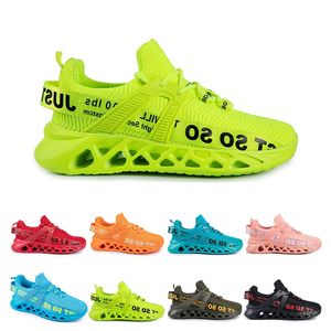 Chaussures en toile Big Womens Gai Taille respirante mode Bulle Bule Bule Green Casual Mens Trainers Sports Sneakers A48 997