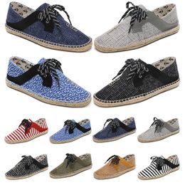 Chaussures en toile respirante Paille de chanvre Corde pour hommes