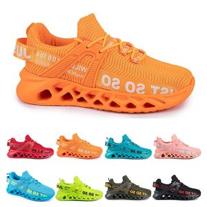 Chaussures de taille en toile Fashion Breatch Fashion Gai Gai Big Breathable confortable Bule Green Casual Mens Trainers Sports Sneakers A44 933 WO