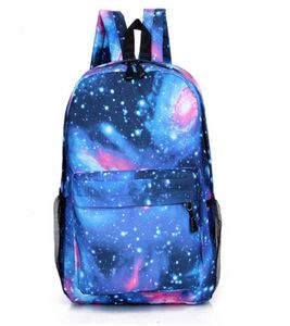 Canvas Teenager School Tas Book Campus Backpack Star Sky Printed Mochila Space Backpack School Star Sky Print Backpack66675407536930