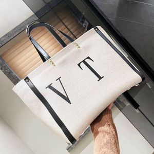 Canvas Tote schouderwinkelen Crossbody ontwerper tas hangbag groot weekend vrouw mannen koppeling reizen pochette casual stad vakantie mand mode duffle strandzakken