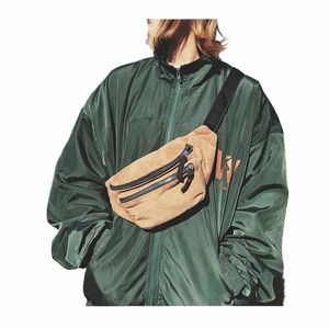 Sac de taille en toile Sacs de sport de rue Sac de poitrine à fermeture éclair Casuale Femmes Fanny Pack Fi Girl Belt Phe Pack de taille C4 unisexe E1Z9 #