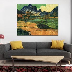 Lienzo pared arte montaje Gaussier con el Mas De Saint-paul Vincent Van Gogh pintura al óleo hecha a mano arte moderno estudio Decoración