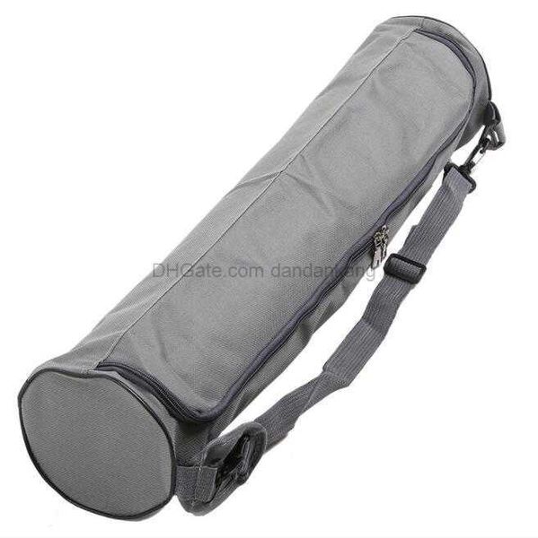 Toile yoga Pilates tapis sacs 72x15cm yoga fitness formation sac de rangement portable transporter sac fourre-tout sac à dos à épaule unique de haute qualité