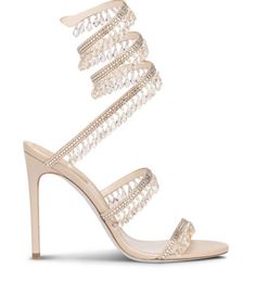 Caovillas robe de mariée sandale femmes chaussures à talons hauts femme romantique CHANDELIER nude Stiletto Sandales bijoux sandalies bride à la cheville Avec boîte ysl