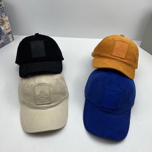 Cap designer cap luxe designer hoed klassieke effen kleur baseball cap katoen stof mode super coole koppels met dezelfde modellen uit met de hoed