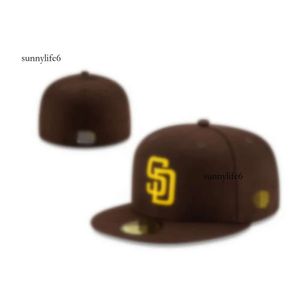 cap goede kwaliteit stijlen Padres SD Letter Baseball Caps nieuwste casual Gorras Hip Hop Men Women Chapeus gemonteerde hoeden H5-8.10