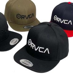 Casquette Skateboard surf wave marque RVCA bord plat baseball tendance Street men039s et women039s hip hop32651100114