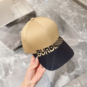 Cap Summer Beach Protection Hat Beach Sun Protection Men Women Luxe Designer Brands Cowboy Speels veelzijdige klassiekers Baseball Cap 248136 Kleurblok