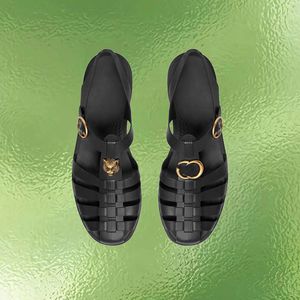 Cap Toe Heren Slippers Casual Desinateur Chaussure Zomer Strand Platte Heren Slippers Enkelband Alle weersomstandigheden Grip Standaardmaat Zwart Groen Blauw