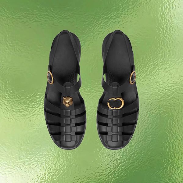 Cap Toe Mens Sliders Casual Desinateur Chaussure Summer Beach Flat Mens Slides Bride à la cheville All Weather Grip Taille standard Noir Vert Bleu