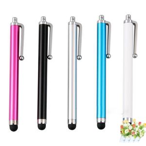 Capacitive screen Metal stylus touch pen with clip for iphone3G 3GS 4 4S iphone 5 /iPad/mini iPad/iPod touch