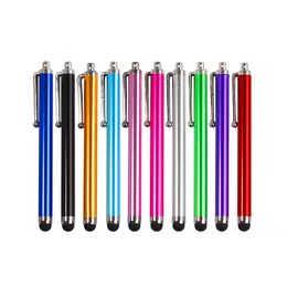 Capacitieve stylus pen touchscreen pennen voor iPad tablet voor iPhone Samsung telefoon 10 kleuren