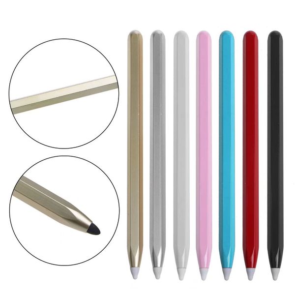 Bolígrafos de pantalla táctil capacitiva para Iphone 14 13 Pro MAX 12 11 XR XS 7 Samsung S22 Note 20 S21 A03 A33 M33 M53 A73 A33 S20 MP3 ipad Table PC Colorful Bling Fiber Stylus Pen 2022