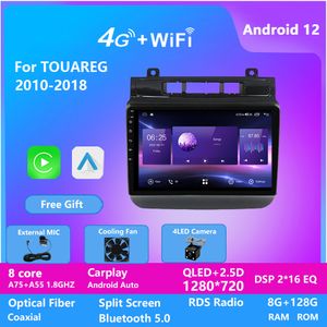 Capacitieve touchscreenvideo voor VW Touareg 2010-2018 USB Port Wired CarPlay Android Auto MP5 Autostereo