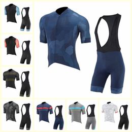 Equipo CAPO Ciclismo Mangas cortas Jersey Bib Shorts Conjuntos Nueva moda Ropa de ciclismo Transpirable Bicicleta de montaña al aire libre U101101307i