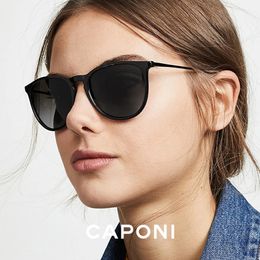 CAPONI femmes lunettes de soleil polarisées lentilles pochromiques lunettes de soleil légères polarisées pour hommes mode lunettes unisexes CP3102 240325