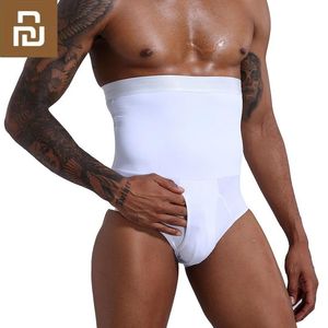 Capris 2020 Youpin heren ondergoed mannen naadloze shapers hoge taille afslanke buikbesturing Knickers broek slipjes slipje body shapewear